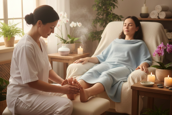 Como funciona a Reflexologia Podal: princípios, mapas dos pés e pontos reflexos